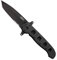 CRKT M16-14SF EDC Klappbares Taschenmesser: Special Forces Everyday Carry, schwarze gezackte Klinge, Tanto, automatische Liner-Sicherheit, Dual Hilt, Aluminiumgriff, 4-Positionen-Taschen-Clip