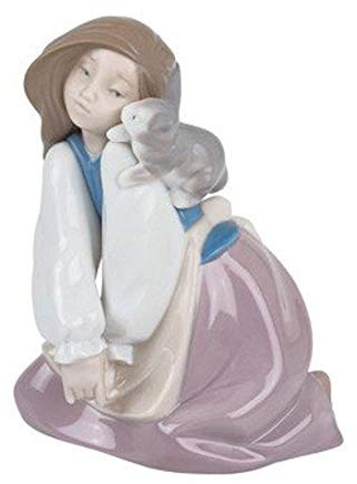 Nao 02001466 BUNNY'S BEST FRIEND Ornament Figurine By Lladro