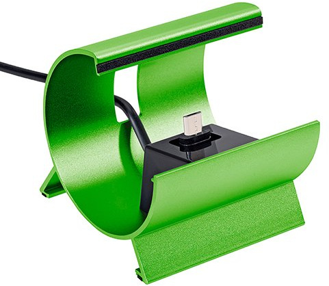 Pedea Dockingstation mit Micro USB Anschluss (für Samsung Galaxy S5, S4, S4 Mini, HTC One M8, Sony Xperia Z2 und Z1 UVM) Verde - Verde