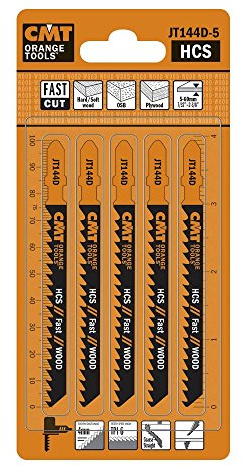 CMT ORANGE TOOLS JT144D-5-5 HCS-STICHSÄGEBLÄTTER FÜR EBENES UND ROHES HOLZ 100X4X6TPI