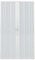 ROLLPLAST PINTO Porte paroi de Douche en Plastique PVC Mod. Vergine 100 cm avec Ouverture Centrale
