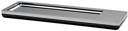HAN Stiftschale i-Line CHROME – elegante, moderne Stiftablage mit Magnet für Büroklammern und rutschfestem Schaumstoffboden, 27650-88, chrome
