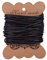 PandaHall Elite 10m (11 Yard) Schwarz 2mm Rindsleder Runde Lederschnüre Lederschnur Für Armband Halskette Perlen Schmuckherstellung