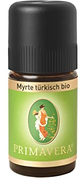PRIMAVERA Ätherisches Öl Myrte türkisch bio 5 ml - Aromaöl, Duftöl, Aromatherapie - entspannend, klärend - vegan