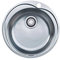 Franke inset sink Pamira ROX 610-41 smooth stainless steel, round basin, 1010029731 by FRANKE