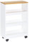 UNIMASA Carro verdulero Moderno Blanco de Madera para Cocina Basic, 48 x 24 x 77,20 cm