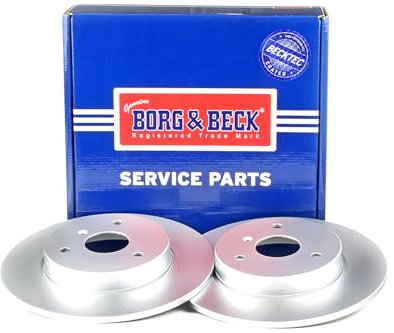 Borg & Beck BRAKE DISC PAIR Toyota Prius 1.8 06/09-