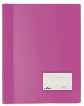 Durable Schnellhefter Trend 2013, für Din A4, Überbreite, 25-er Packung, dunkelrosa, 268034