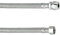 Cornat Flexibler Verbindungsschlauch - 300 mm Länge - 3/8 Zoll IG, Ø 8 mm - Hochwertige Edelstahl-Umflechtung / Anschlussschlauch für Durchlauferhitzer / Flexschlauch / T3173310270