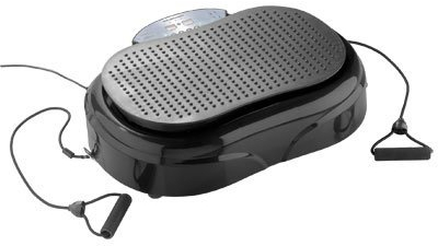 Newgen Medicals 3in1-Vibrationsplatte bis 150 kg, 300 Watt, Expander, Fernbedienung Vibrationsgerät