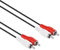 HDSupply LP-AC040-050 Cavo di estensione stereo audio 2x RCA maschio a 2x RCA maschio 5,00 m, nero