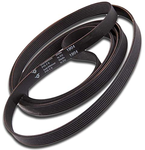 Keilriemen 1904H7 EL (elastisch) für Waschmaschine Candy, Far, Markling, Proline, Laco, Curling, Kennzeichnung auf dem Rücken des Riemens: 1904H (Keilriemen, elastisch, 7 Zähne), 416001600, Markling: HMS287 GCS17 HMS307 SM01 SM15 YS2803 YS303 YS303.1 ZS017 FAR: S1510 SLEM07 Curling: S501 S503 S503.1 S503.2 SE502 SE504 Laco: SM25 SM25.1 SM25.2 SME16