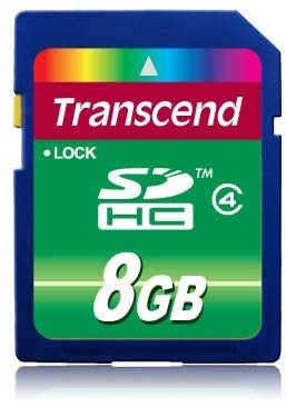Transcend ts8gsdhc 4-8GB SDHC Class 4
