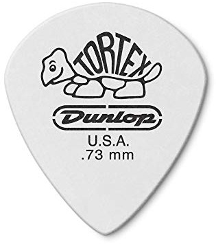 Dunlop Tortex Jazz III Picks, White, 0.73 mm