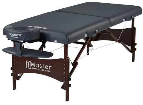 Master Massage Portable Massage Table, 76cm, Royal Blue