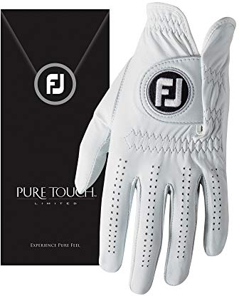 FootJoy Pure Touch Limited Golfhandschuhe für Herren, Weiß, Größe L