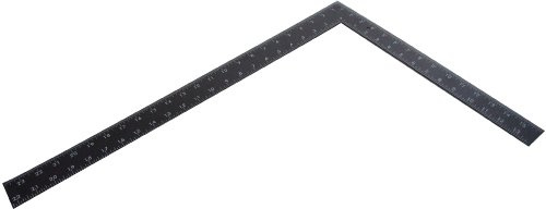 Amtech - Carpenter s Square, Steel construction with dual metric & inch calibrations, For roofing and woodworking layout, 600 mm × 600 mm / 16 in × 24 in