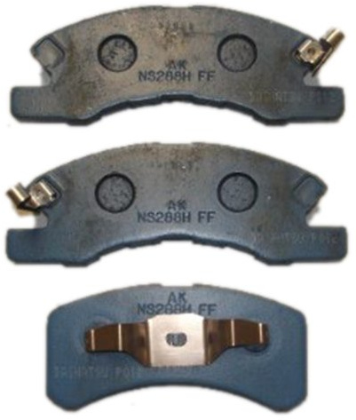JAPANPARTS PA-609AF Bremsbelagsatz Bremsbeläge Vorne Kompatibel mit MITSUBISHI Mirage/Space Star Schrägheck A0A