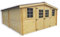 Abri de Jardin en Bois Massif, 20m2, 28mm
