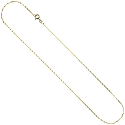 Jobo Damen Goldkette Panzer-Kette aus 8 Karat 333 Gold 1,7 mm x 0,8 mm