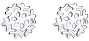 Heather Needham Silver Snowflake stud earrings - Size: 7mm Gift Boxed Sterling silver snowflake earrings. 5103