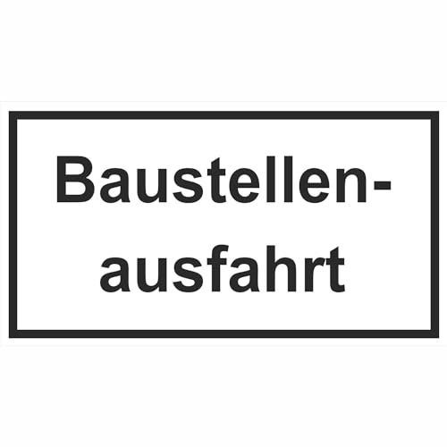 Chantier autoroute, panneau de signalisation stvo 42 x 23,1 cm