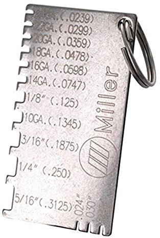 Miller Electric 229895 Gage, Wire Metal Sizes