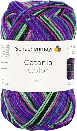 Schachenmayr Catania Color 9801780-00215 sporty Handstrickgarn, Häkelgarn, Baumwolle