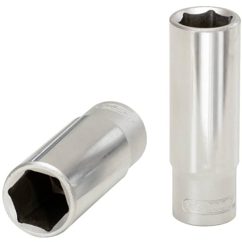 KS Tools 917.1537 1/4 CLASSIC Sechskant-Stecknuss, lang, 3/8''