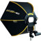 SMDV DIFF60 speedbox-s60 – Professionelle 24 (60 cm) starr Schnell faltbar Sechskant Softbox für Speedlight Speedlite Flash
