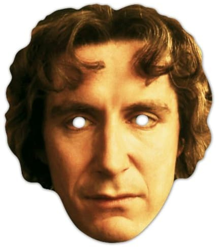 STAR CUTOUTS SM126 Paul McGann Doctor Who The Eighth Doctor Mask, One Size