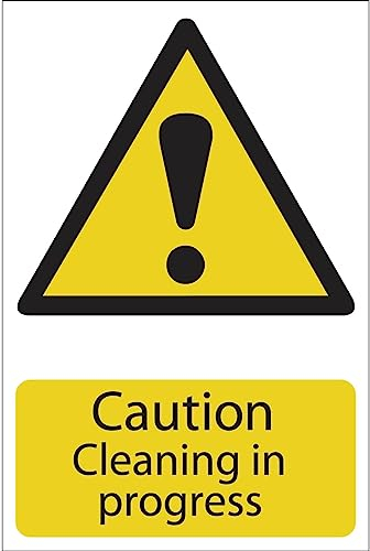 Draper 72440 Caution Cleaning Hazard Sign