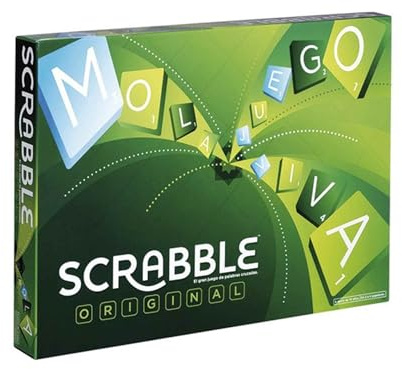 Mattel Games Scrabble Original - Crosswords Board game SPANISH VERSION, Y9594
