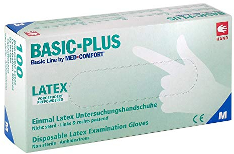 CareLiv HANDSCHUHE Latex leicht gepudert mittel 100 St