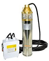 ELETTROPOMPA SOMMERSA 1 HP POMPA PER ACQUE CHIARE IN ACCIAIO INOX ACQUA POZZO