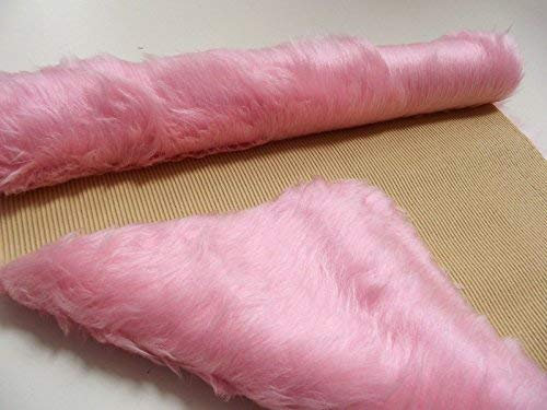 Tapis en fausse fourrure douce Rose