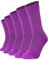 Mysocks® 5 paia caviglia calzini viola