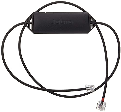 Jabra Link 14201-43 elektronische Hook-Switch (EHS)-Lösung für Cisco Unified IP-Telefone der Serien 6945/7800/7900/8800 und kabellose Jabra-Headsets, Schwarz