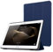 PCATEC Coque Huawei MediaPad M2 10, Coque Huawei M2 10.1 ultra fine en cuir PU avec support pour tablette Huawei MediaPad M2 10 (bleu foncé)