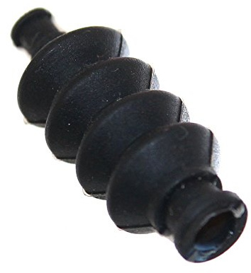 Joy-Button 2X Mini Gummi Faltenbalg für Gestänge Gelenke Baudenzug für Modellbau Ruder Lenkung Abdichtung wasserdicht Puffer Neu
