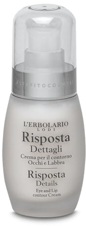 L'Erbolario Risposta Details Eye and Lip Contour Cream, 1 oz, Firming Eye Cream, with Shea Butter, Moisturizing and Nourishing, Cruelty-Free