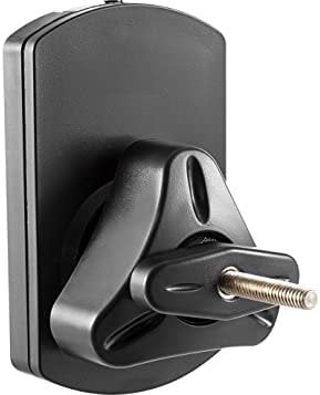 HALTERUNGSPROFI LS38 Lautsprecher Wandhalter Paar (2 Stück) schwarz 10kg universell