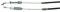 Greenstar 8758 Câble d'embrayage adaptable pour Tondeuse 56 - 340056 X6309525, Noir
