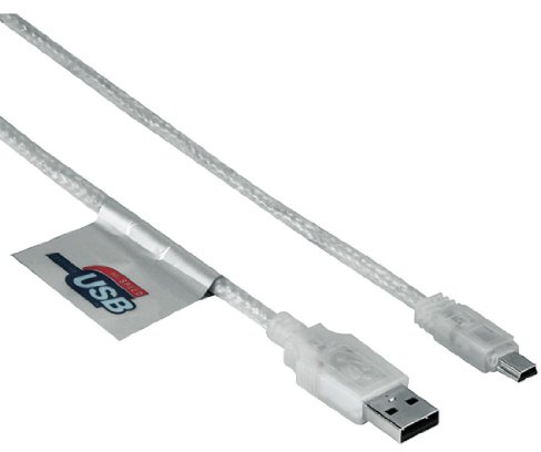 Hama USB 2.0-Anschlusskabel A-Stecker - Mini-B-Stecker (B 5Pin), 1,8 m