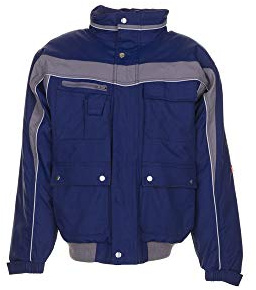 Planam 2592064 Plaline Winterblouson, Marine/Zink, Größe XXXL