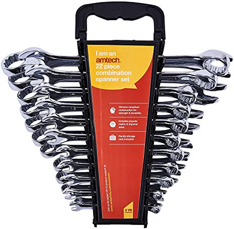 Amtech K0350 22 Piece Combination Spanner Set
