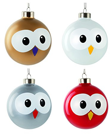 e-my 54680052 Set 4 Weihnachtskugel Pally