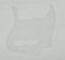 KAISH Clear 4 String J Bass Style Pickguard Bass Pick Guard Scratch Plate for USA/Mexico Jazz J Bass Transparent