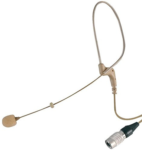PULSE MIC-1000HRS Earhook Condenser Microphone with Hirose 4 Pin
