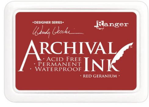Ranger Wendy Vecchi Designer Series Archival Ink Pad, Red Geranium